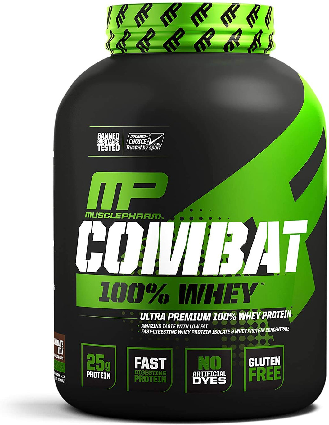 MusclePharm Combat 100% Whey - 5 lbs 2.27kg (Chocolate)